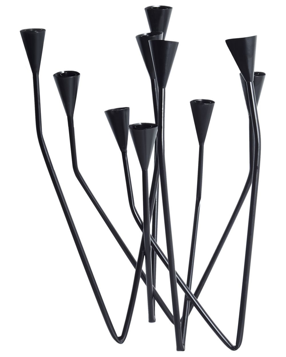 Bougeoir MATOSINHOS 54 cm Métal Noir