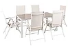 Garden Dining Set 6 Seater CATANIA Metal Beige