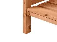 Potting Bench SPERLINGA 115 cm 116 cm Fir Wood Light Brown_1094910