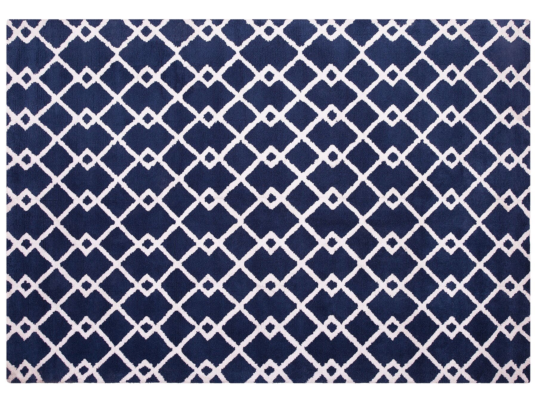 Modrý geometrický koberec 160x230 cm SERRES_688012