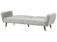 Sofa Bed 3 Seater VIMMERBY Velvet Light Grey_764232