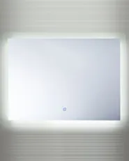 Lustro łazienkowe LED CORROY 80 cm 60 cm Srebrny_780761