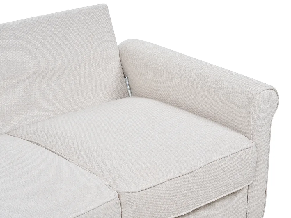 Sofa 3 Seater RONNEBY Fabric Beige_926471