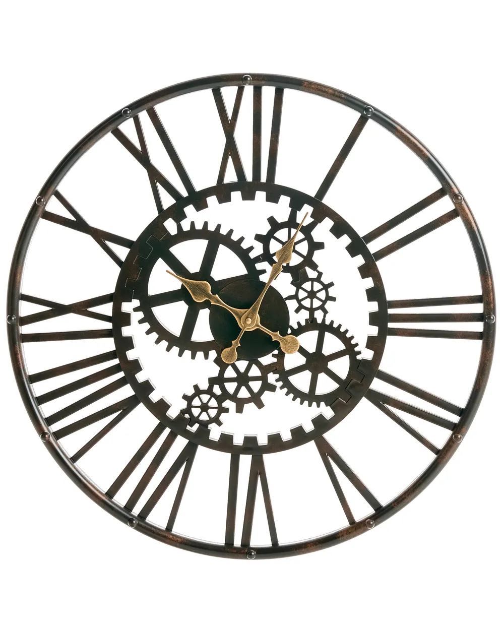 Zegar ścienny PETRER 60 cm Metal Czarny