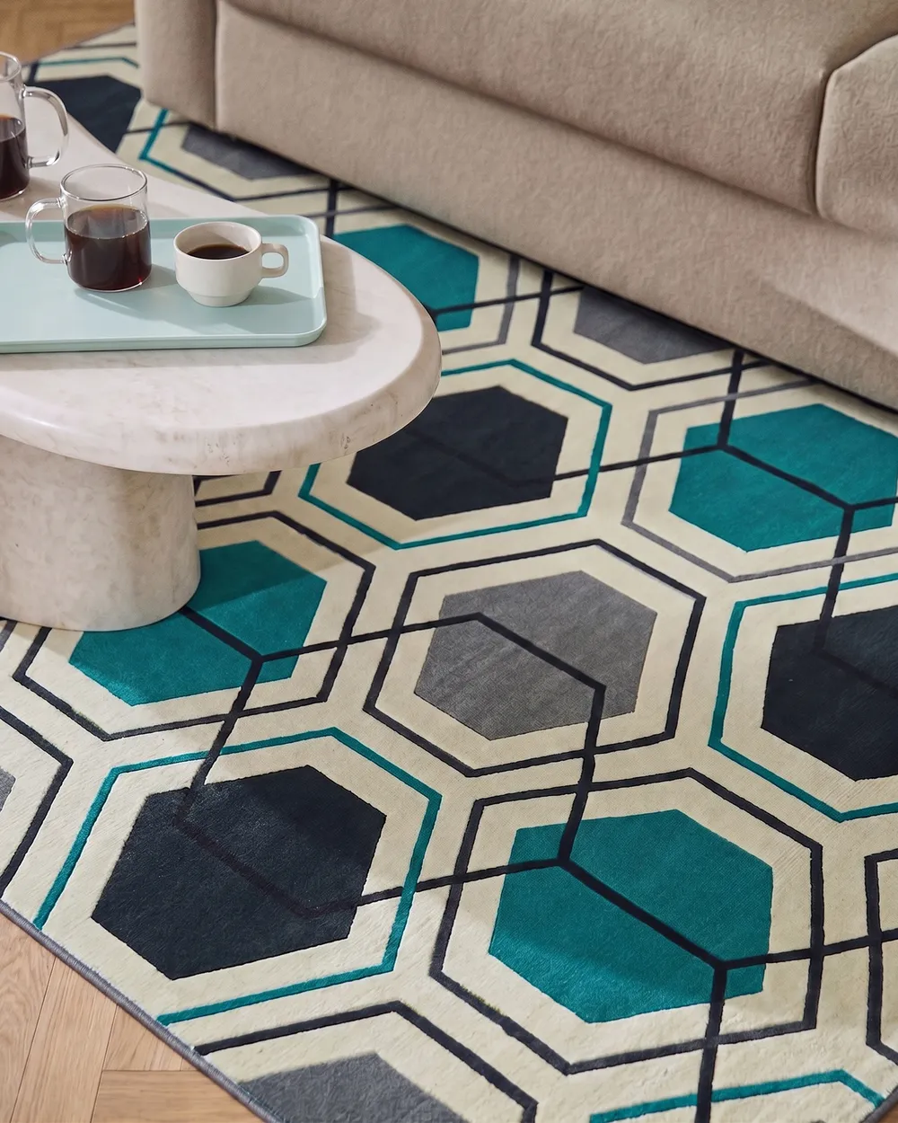 Rug GIRESUN Multicolour 140 x 200 cm