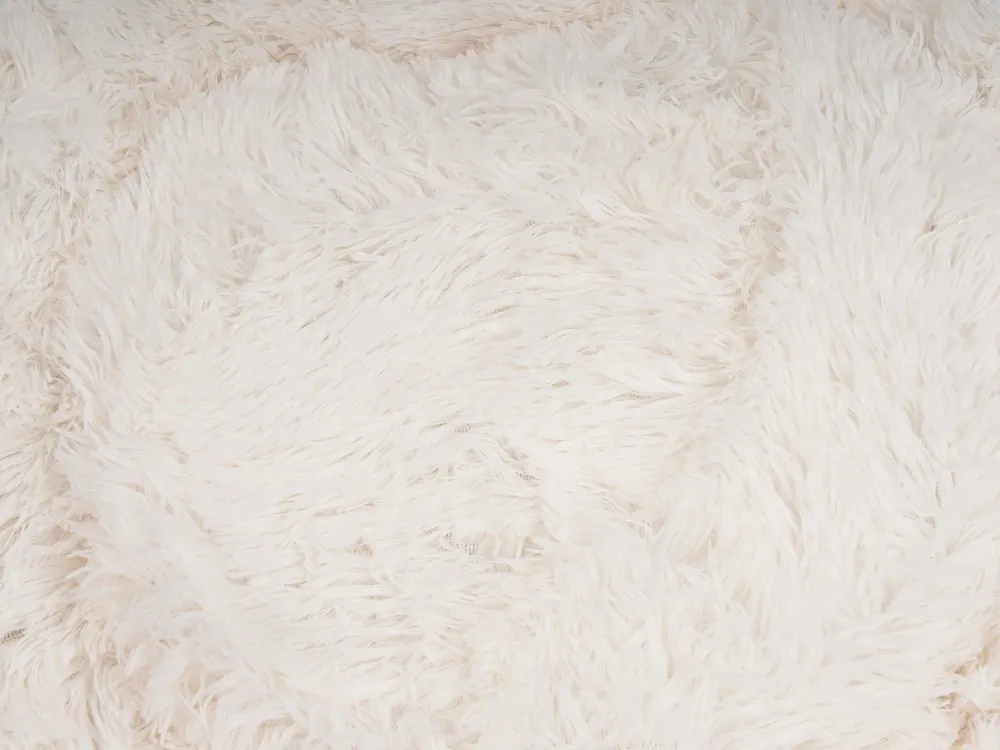 Pet Bed KULU Faux Fur Off-White_850189