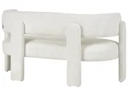 Set da salotto 4 posti BUREA Ciniglia Bianco sporco_1072809