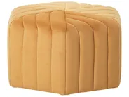 Puf MURIETTA Welur Musztardowy_765888