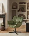 Swivel Armchair AUMA Fabric Green