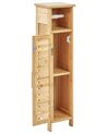 Armoire pour toilette en bois de bambou clair OLATHE_926859