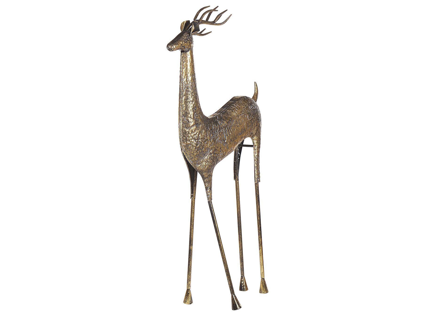 Decorative Statue Reindeer Gold PELLO_787004
