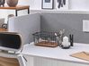 Desk Screen 180 x 40 cm Light Grey WALLY_800758