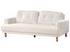 3-Sitzer Sofa Bouclé Weiss TUVE_927361