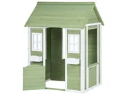 Garden Playhouse SAURIS Fir Wood Green_1104001