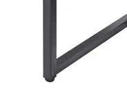 Home Office Desk HARJO 100 cm 50 cm with Storage Black_1037636