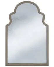 Wall Mirror TILLAC 60 cm 90 cm Paulownia Wood Taupe_1099861