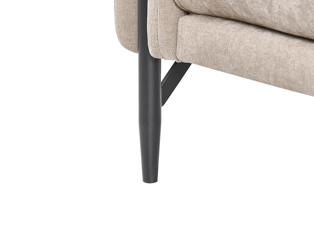Sofa 3-Sitzer SKARO Chenillegewebe Beige_1156631