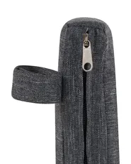 Set di 4 sedie da giardino con cuscini CAVOLI Metallo Grigio_777369