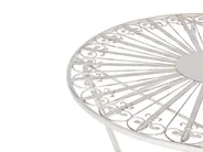 Bistro Set Folding SCAFA Metal White_856110