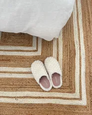 Tappeto ELMALI Beige 160 x 230 cm Iuta_978890