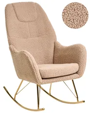 Rocking Chair GULSELE Boucle Beige_1011928