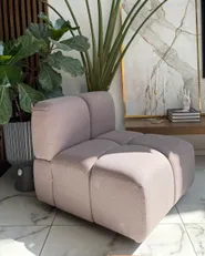 Module fauteuil MAKSABERG Tissu Taupe_1174007