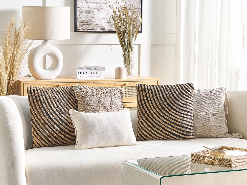 Black and beige pillows cheap
