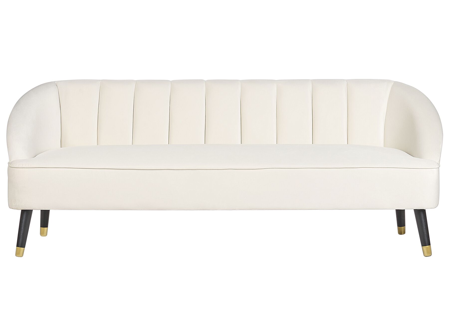 3 Seater Velvet Sofa Off-White ALSVAG_921848