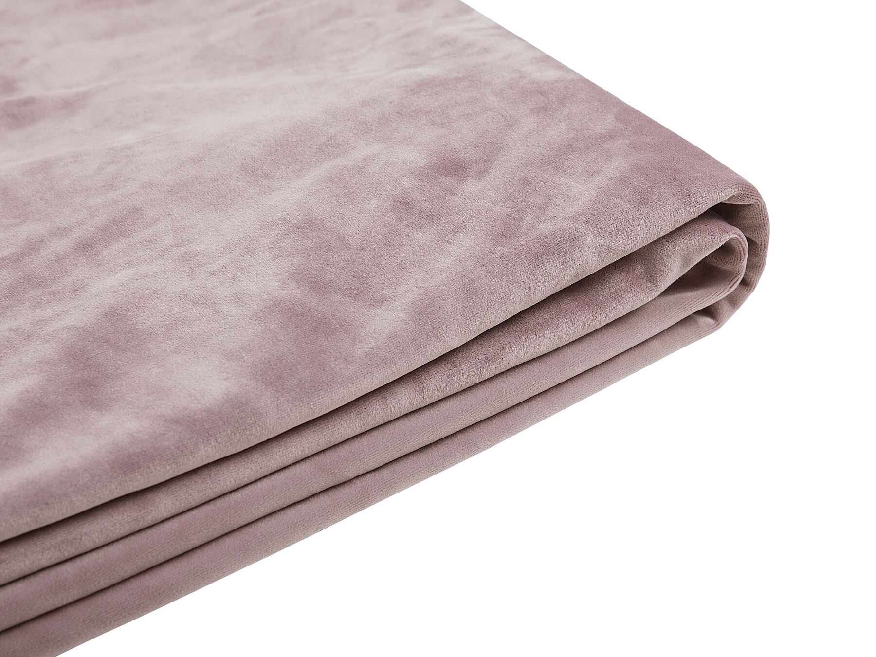 Bekleding fluweel roze 160 x 200 cm voor bed FITOU _748726