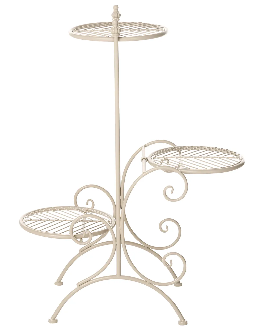 Kwietnik ASAGAO 26 cm Metal Beżowy_1032753
