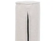 Living Room Set 6 Seater NURMO Fabric Light Beige_896214
