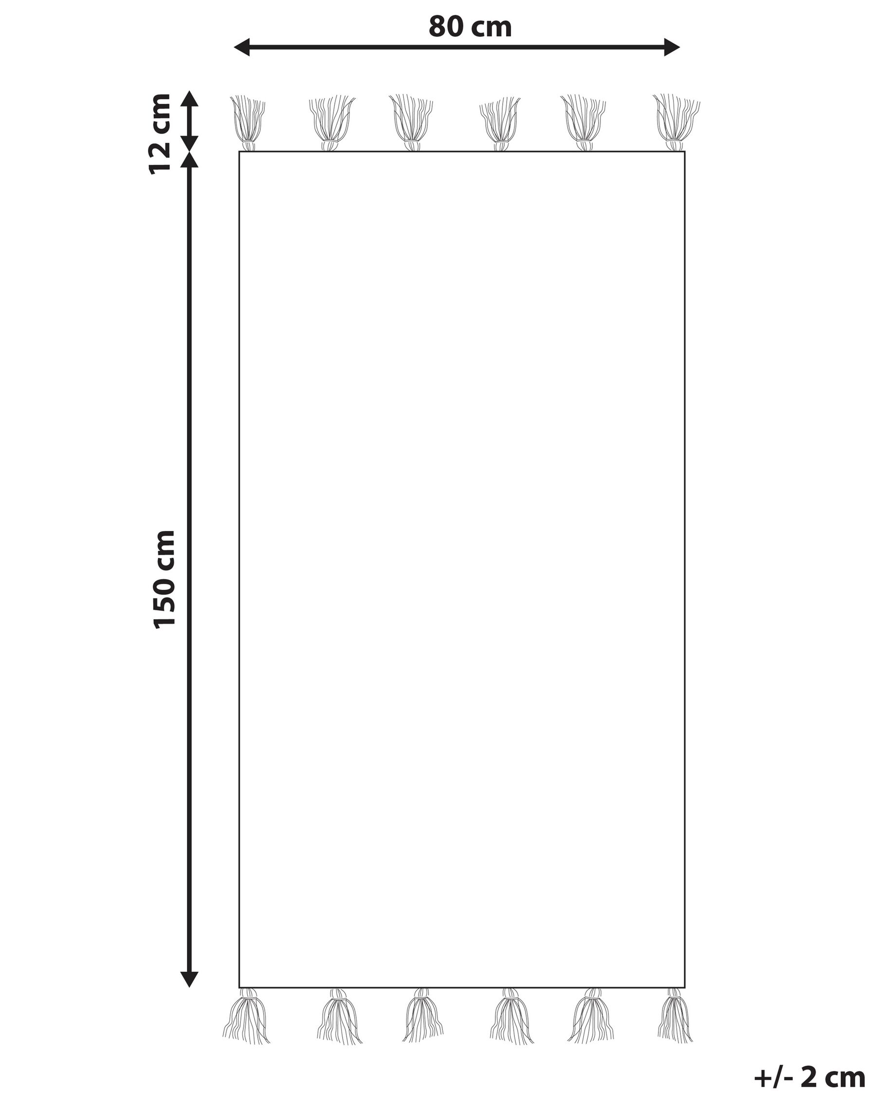 Cotton Area Rug 80 x 150 cm Red NIGDE_839470 Cotton Area Rug 80 x 150 cm Red NIGDE_839470