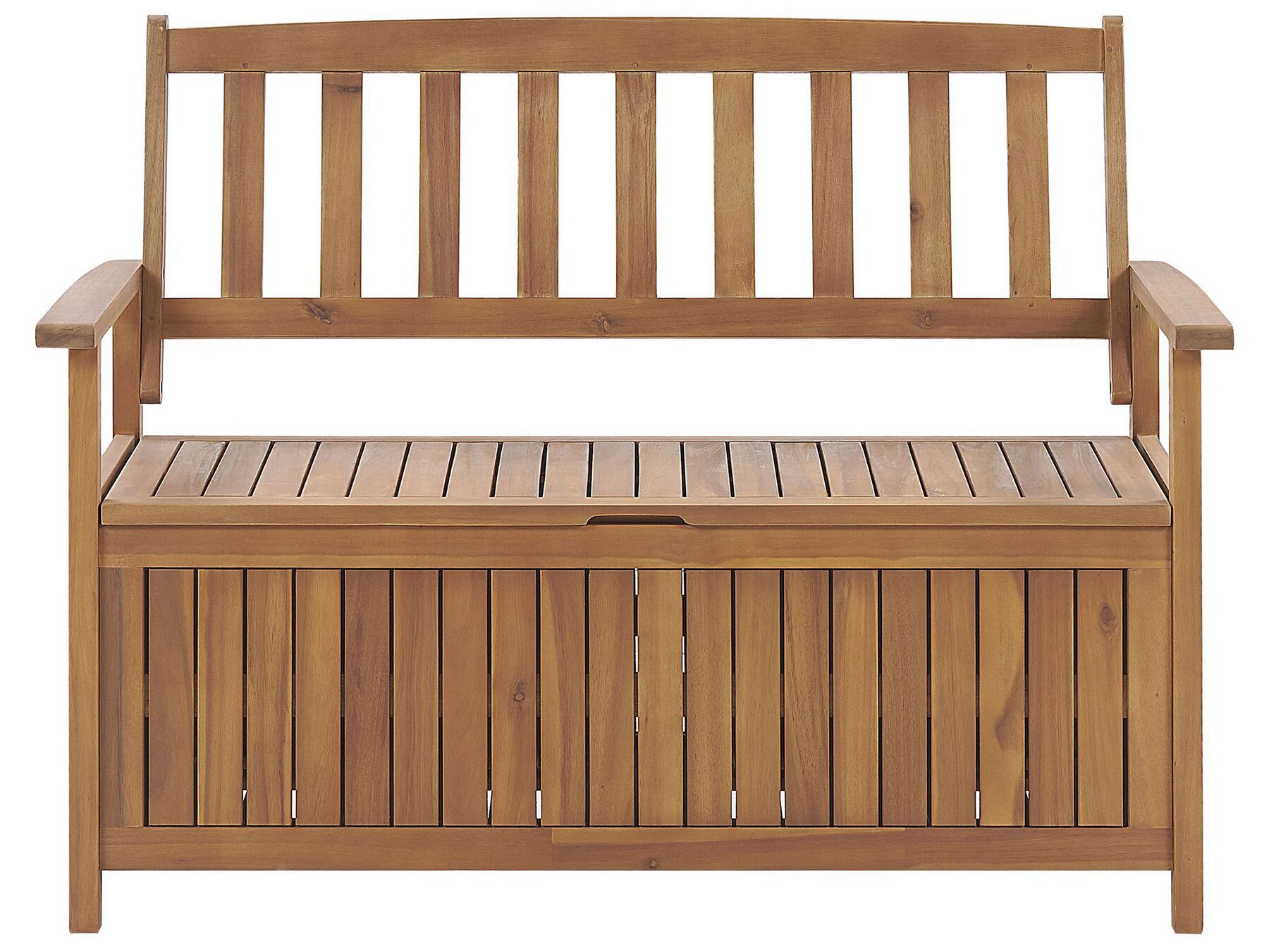 Acacia Wood Garden Bench with Storage 120 cm Light SOVANA_772449