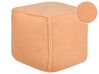 Pouf Orange 40 x 40 x 40 cm ALIPUR_935476