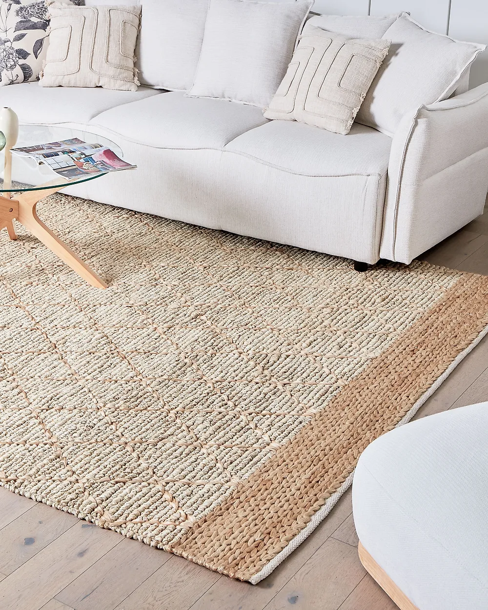 Alfombra TELLIKAYA Beige 200 x 300 cm Yute_1187006
