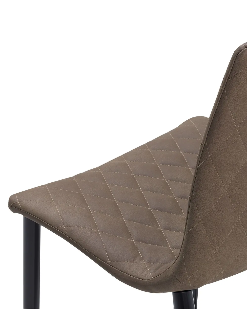 Set di 2 sedie da pranzo MONTANA Pelle sintetica Marrone chiaro_693036