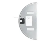 Specchio da bagno con luce LED LOUE 50 cm 100 cm Argento_894361