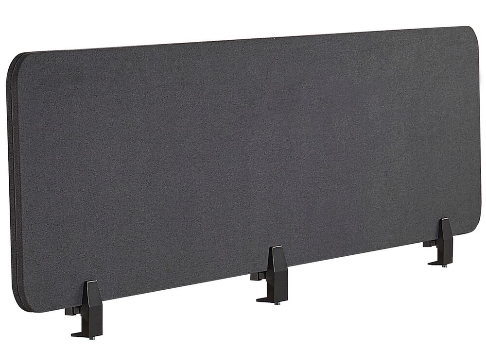 Schreibtischtrennwand WALLY 180 x 40 cm Dunkelgrau