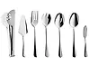 7 Piece Kitchen Utensil Set ZITI Silver