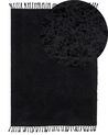Bavlnený koberec 140 x 200 cm čierny BITLIS_837654