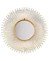 Wall Mirror CILLY 80 cm 80 cm Metal Gold