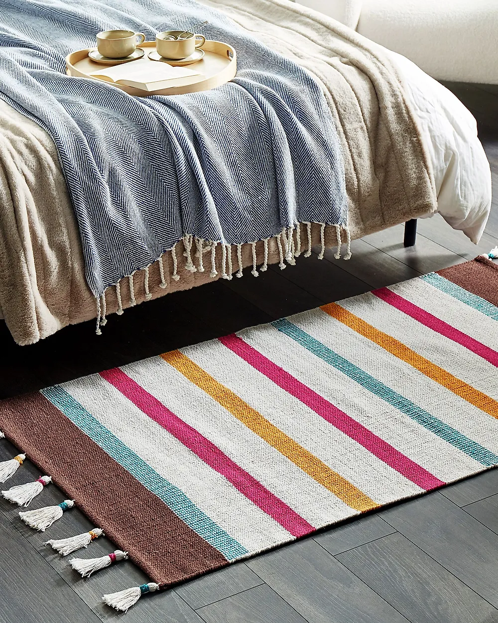 Tappeto HISARLI Multicolore 80 x 150 cm Cotone_1179061