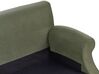3 Seater Fabric Sofa Green EIKE_918825
