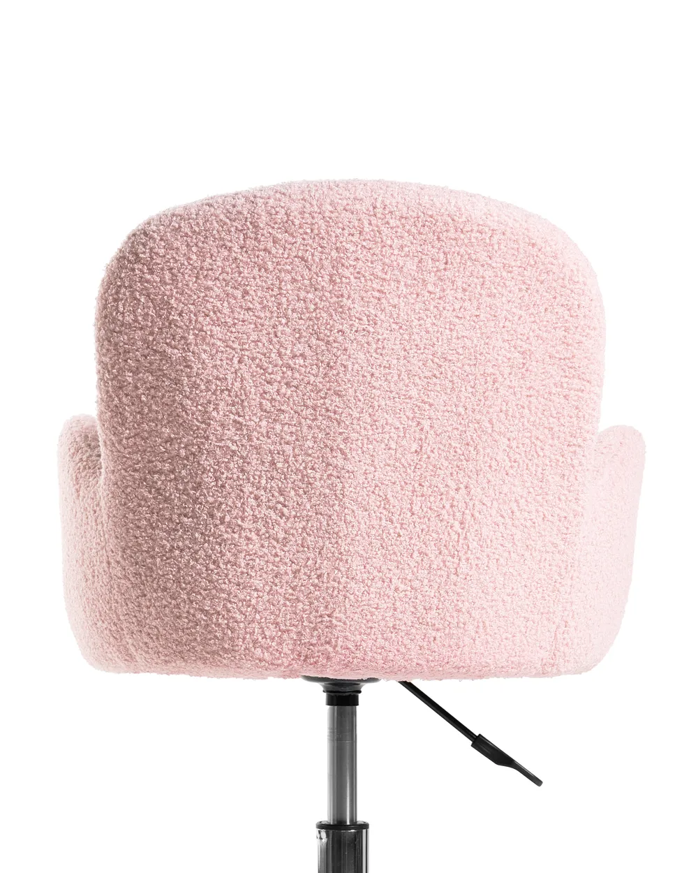 Sedia da scrivania PRIDDY Bouclé Rosa pastello_1101299