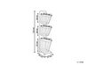 3 Tier Metal Wire Basket Stand Silver AYAPAL_841316