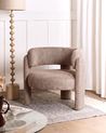 Armchair BUREA Chenille Taupe