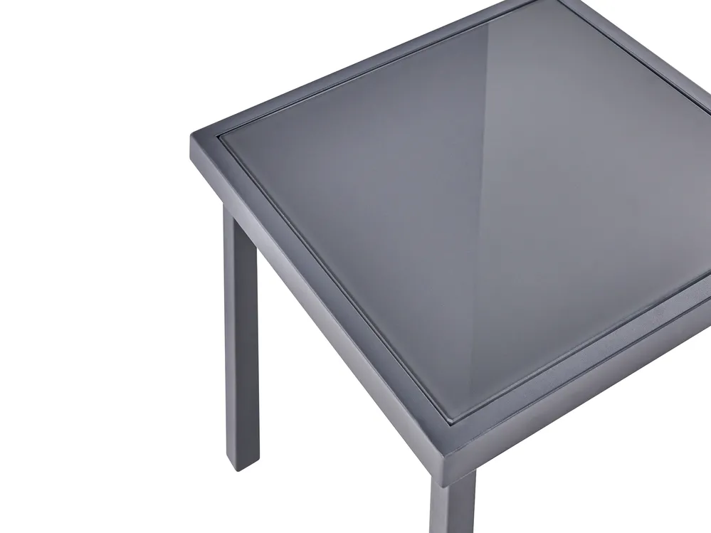 Bistro Set TAVOLETO Metal Grey_1044799