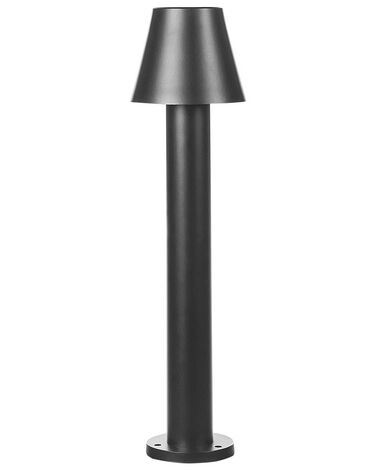 Vonkajšie stĺpikové LED svietidlo čierne HOLMES