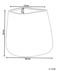 Wazon dekoracyjny CIRTA 20 cm Kamionka Złoty_818251