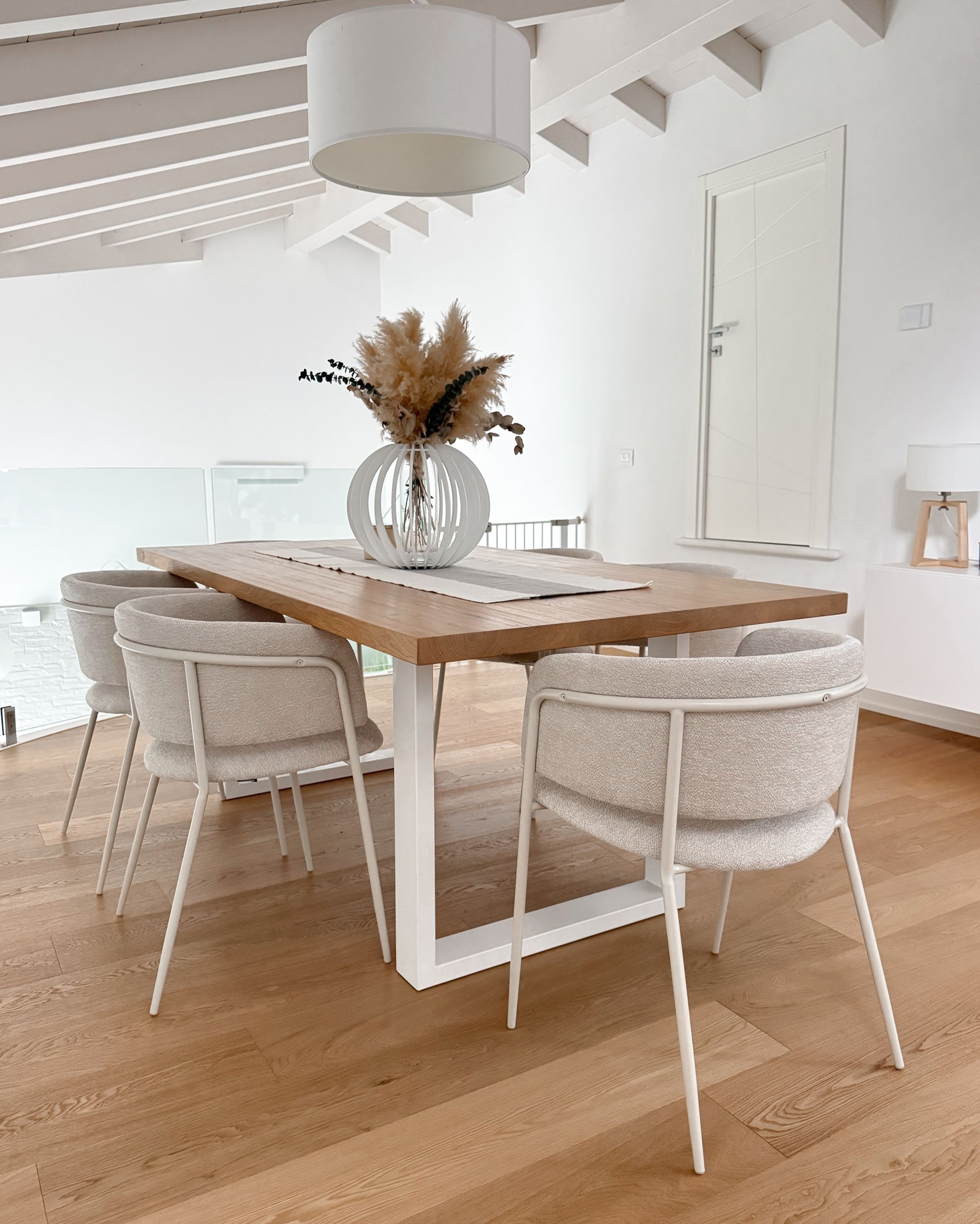 Conjunto de 2 sillas de comedor SPRINGER Chenilla Beige claro_1182559
